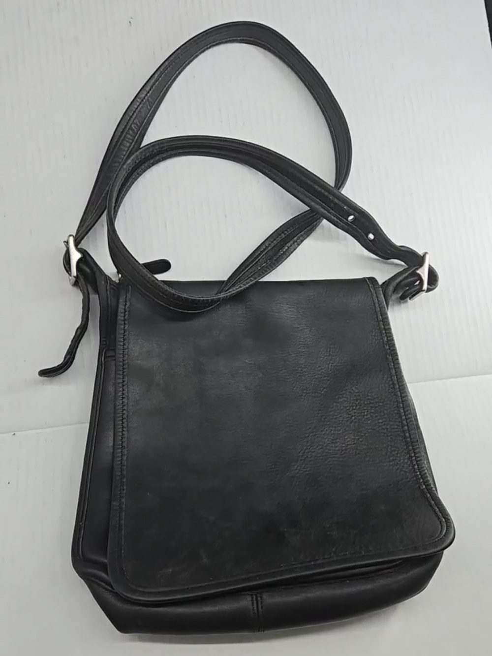 COACH Legacy Studio Flap Crossbody 9144 Black Leather - Picture 13 of 13